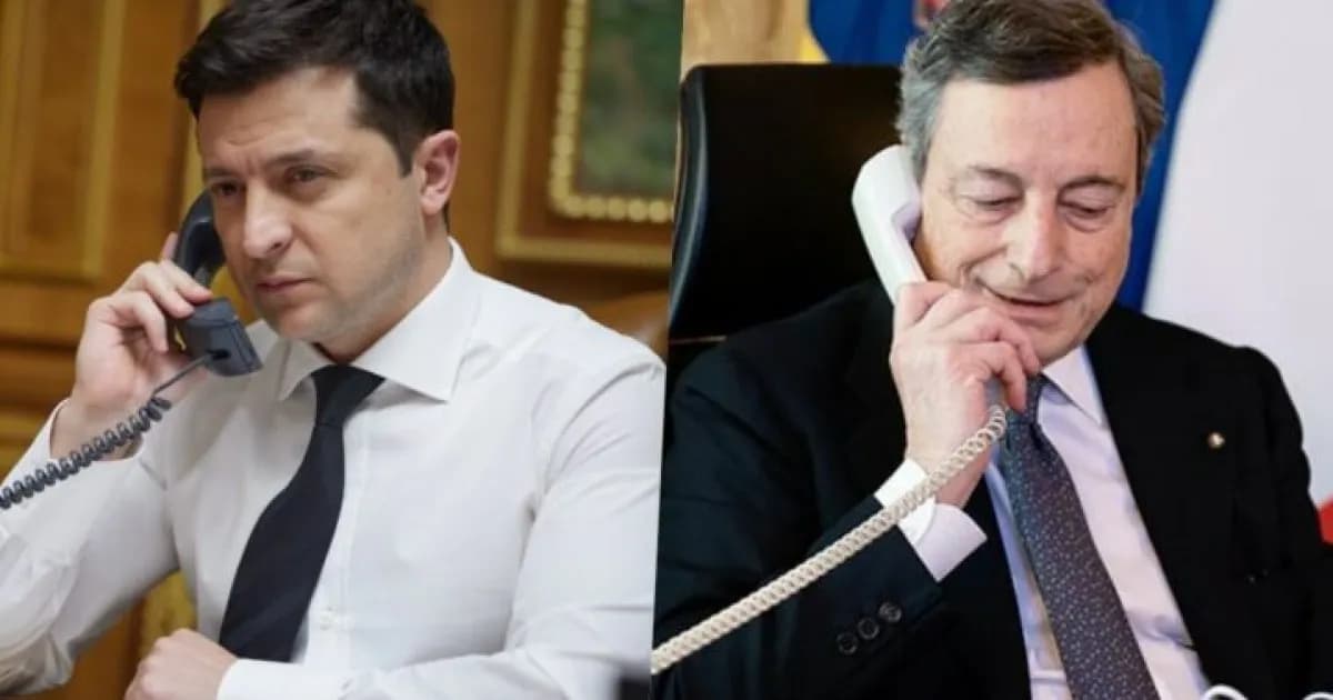 FLASH! Draghi sente Zelensky: Kyiv chiede al premier altre armi