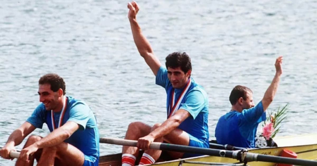 Galeazzi, la telecronaca che fa la storia: l’oro degli Abbagnale nel canottaggio – VIDEO