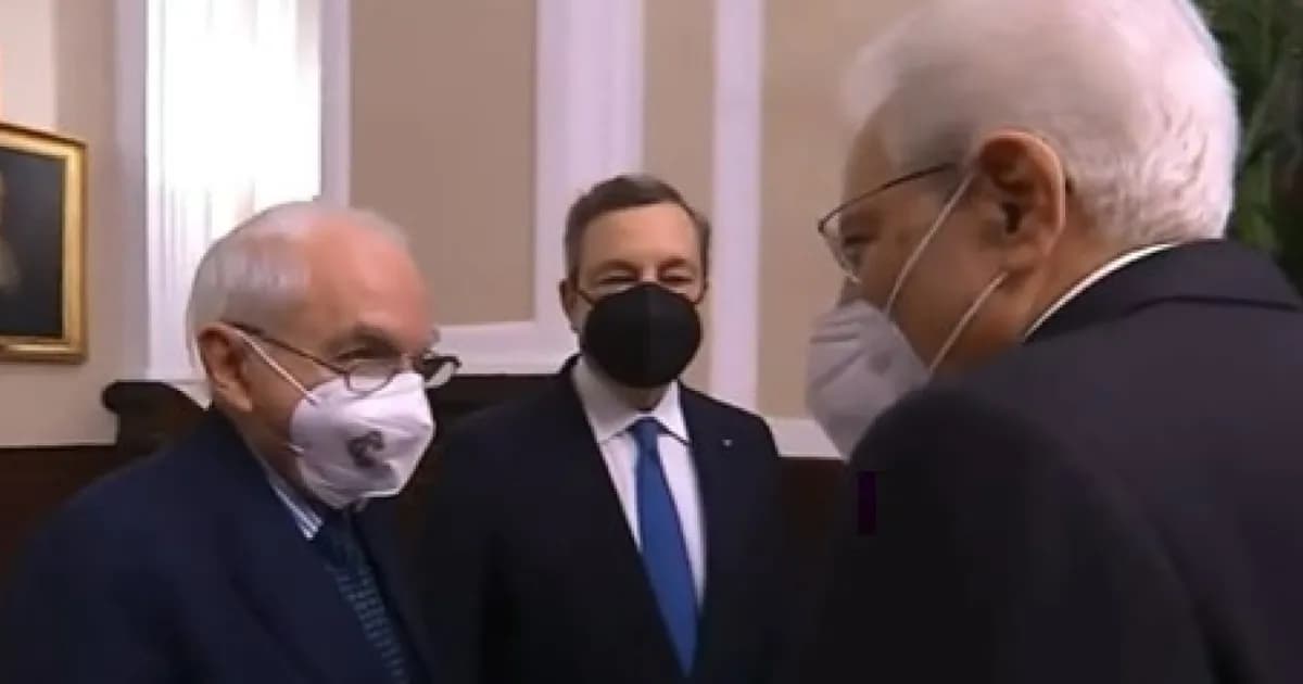 FLASH! Dialogo rubato Amato-Mattarella-Draghi: “Hai visto che alla fine..” – VIDEO