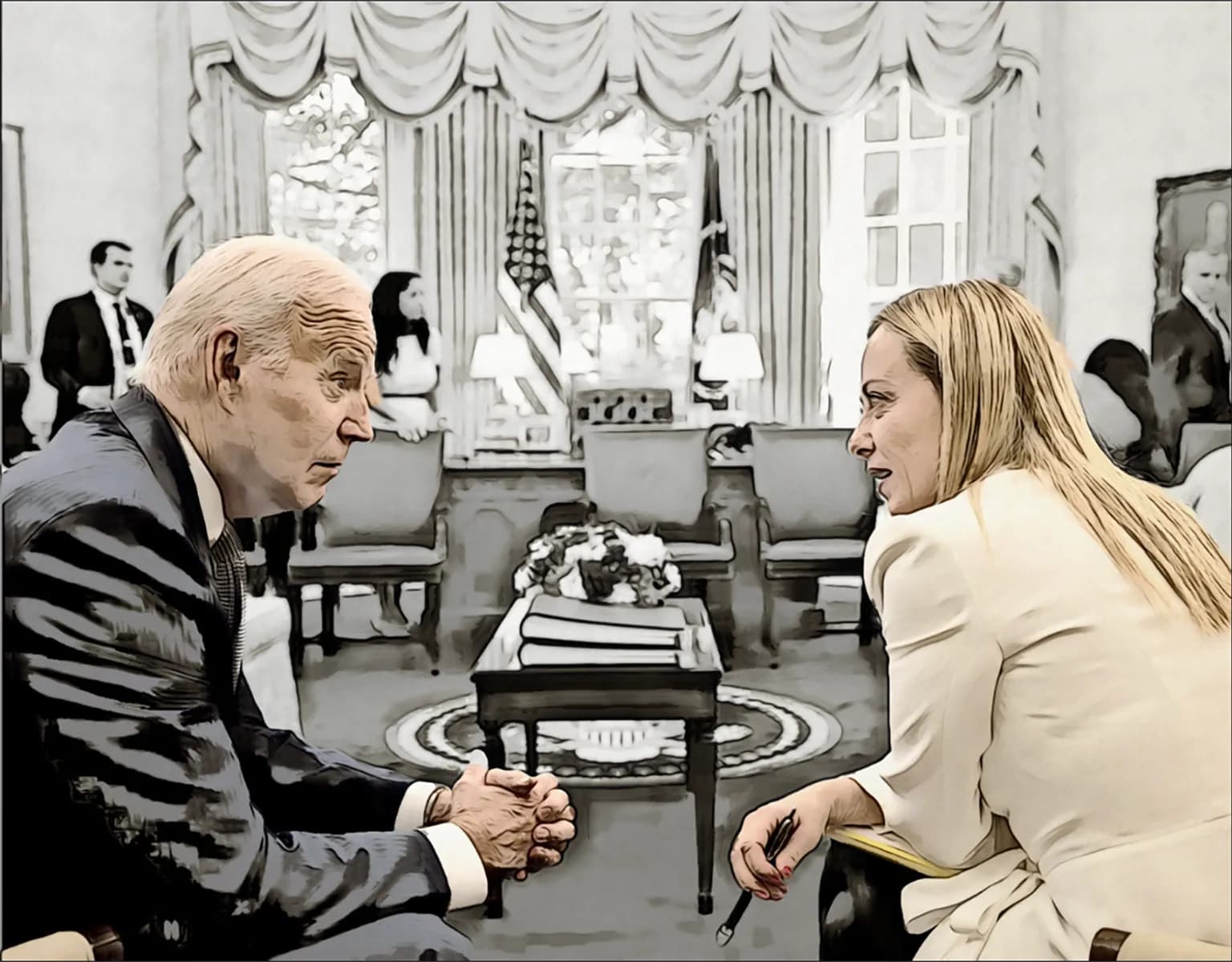Biden e Meloni stanno bene insieme: aneddoti e retroscena dell’incontro allo Studio Ovale