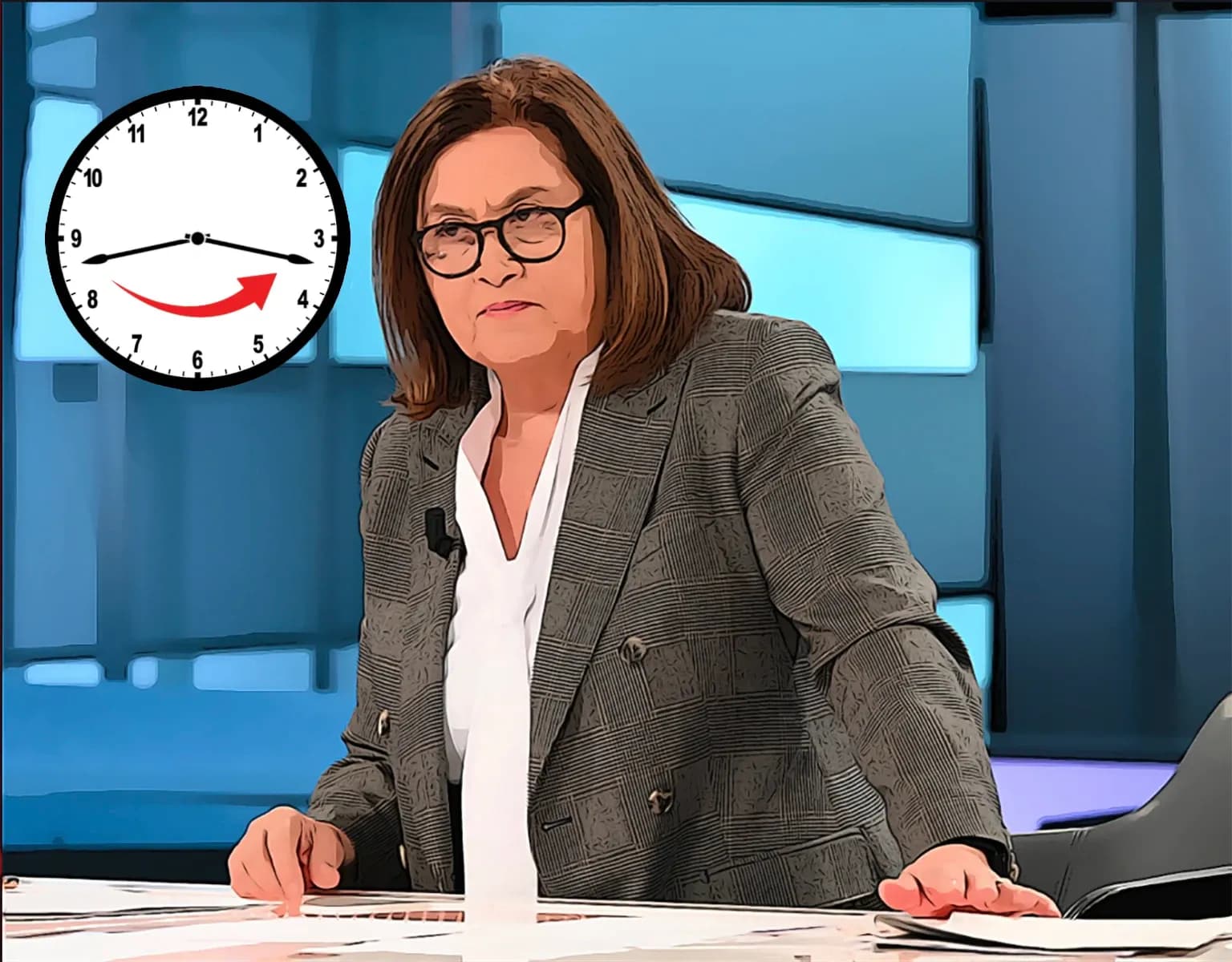 GRANDANGeLO. Lucia Annunziata e l’uso politico di mezz’ora in meno