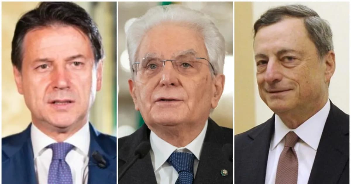 Draghi denuncia la demagogia di Conte: l’avvocato perde le staffe. E Mattarella lo chiama al Quirinale