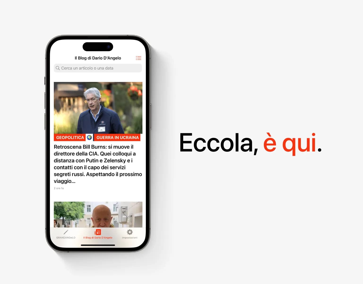 Eccola, l’App del Blog è qui