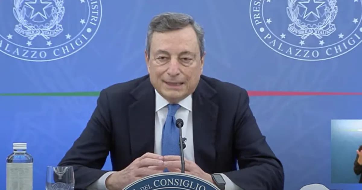 Draghi, il paragone impietoso col governo Conte: “Eravamo ultimi in Europa” – VIDEO