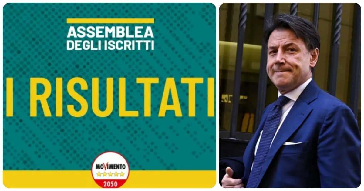 Giuseppe Conte (ri)eletto presidente M5s: i risultati e il confronto rispetto ad agosto