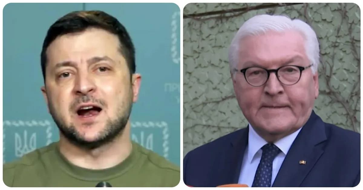 Presidente tedesco Steinmeier pronto ad andare a Kiev: no di Zelensky, “ha legami coi russi”