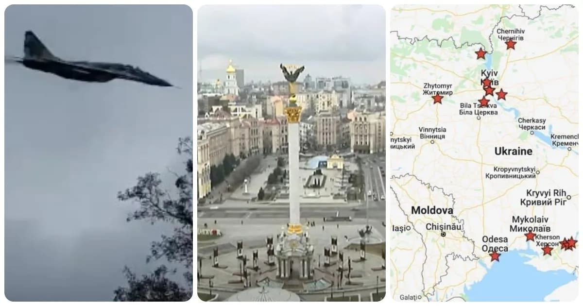 FLASH! Truppe russe entrate nella regione di Kiev: aviazione Ucraina eroica