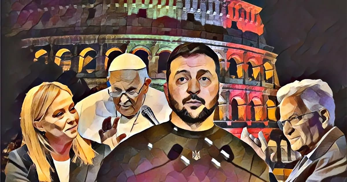 Zelensky a Roma: incontri con Papa Francesco, Meloni e Mattarella – LA DIRETTA