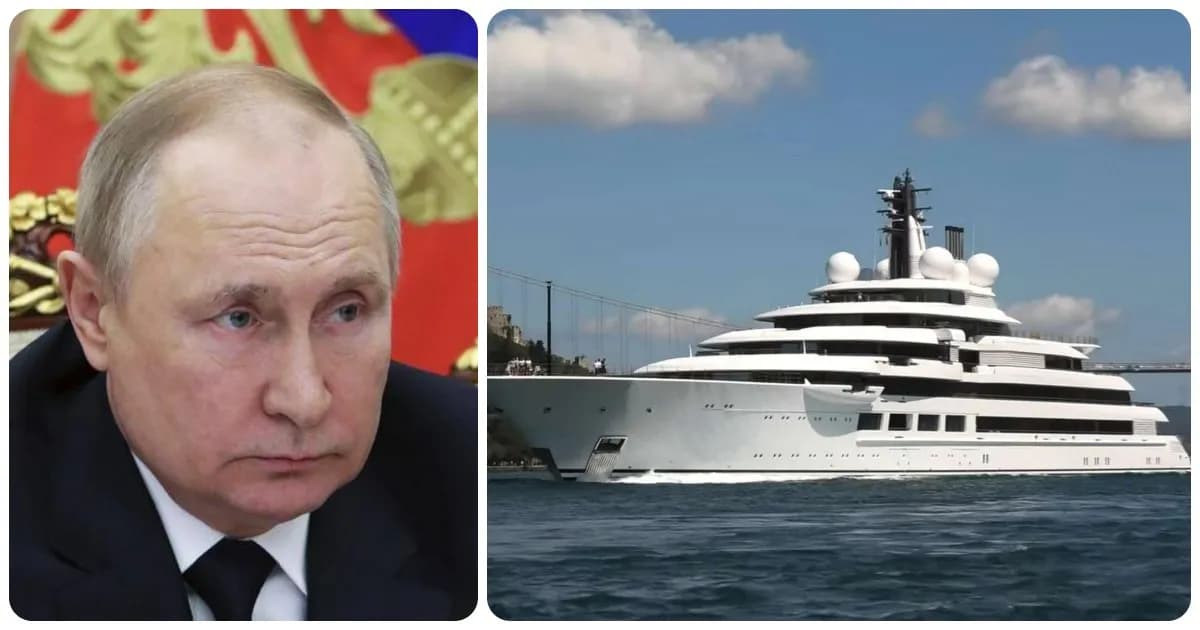 Il governo ha “congelato” lo yacht Scheherazade (forse di Vladimir Putin)
