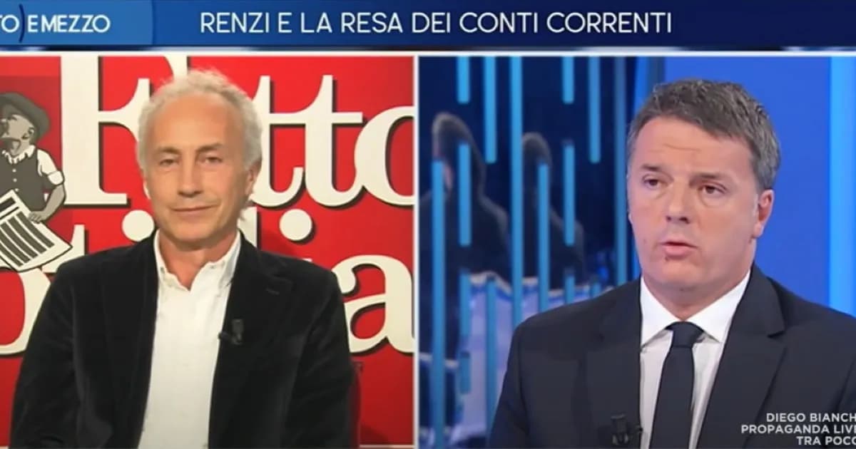 Otto e mezzo, Renzi a Travaglio: “Conte è l’avvocato dei concessionari autostradali”