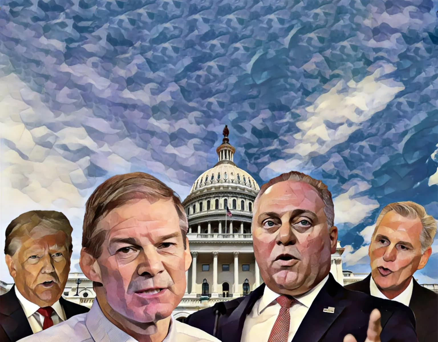 Caos Speaker. Trump torna (forse) a Capitol Hill e benedice Jordan. La sfida di Scalise, “il Sopravvissuto”. Preoccupazione Ucraina: senza McCarthy aiuti mai così a rischio