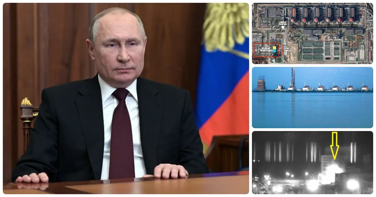 FLASH! Zaporizhzhia: russi prendono il controllo della centrale nucleare. Obiettivo Dnipro?