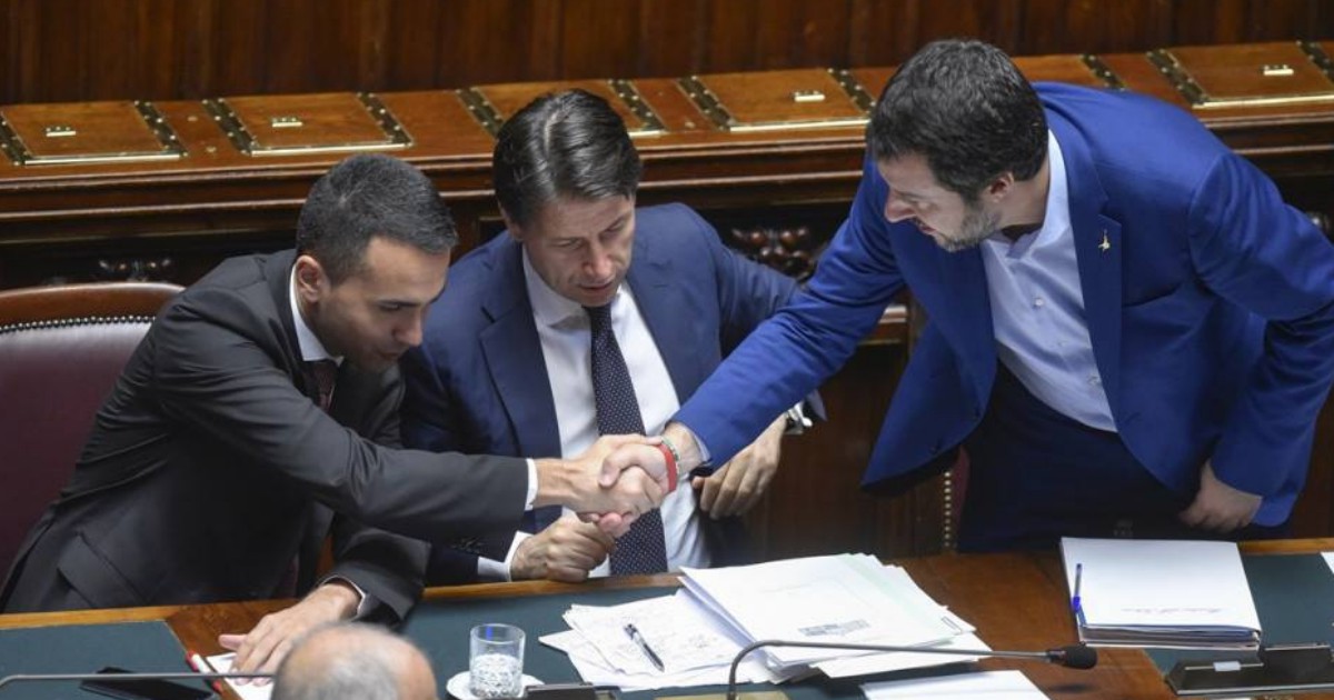 Di Maio, Conte, Salvini
