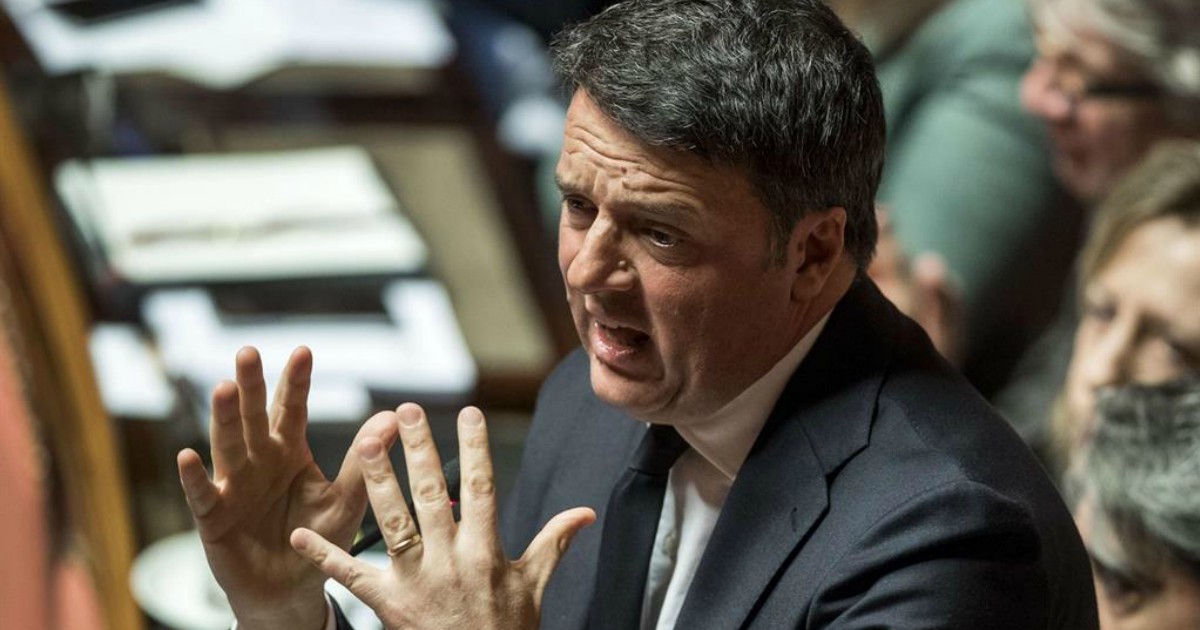 Matteo Renzi al Senato