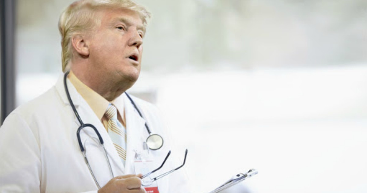 Donald Trump versione medico